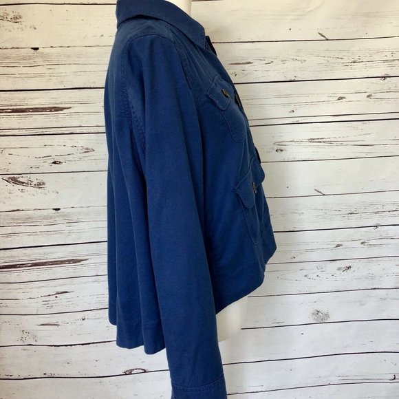 Kate Spade Blue broome street Lightweight jacket blazer - Picture 7 of 10